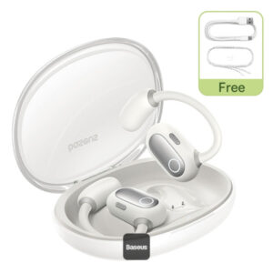 אוזניות אלחוטיות Baseus Eli Sport 1 Open-Ear TWS Earbuds לבן