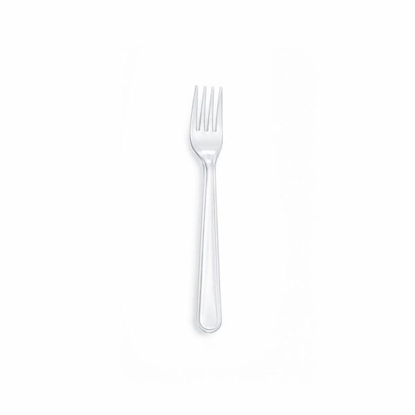 קרטון מזלגות פלסטיק שקוף